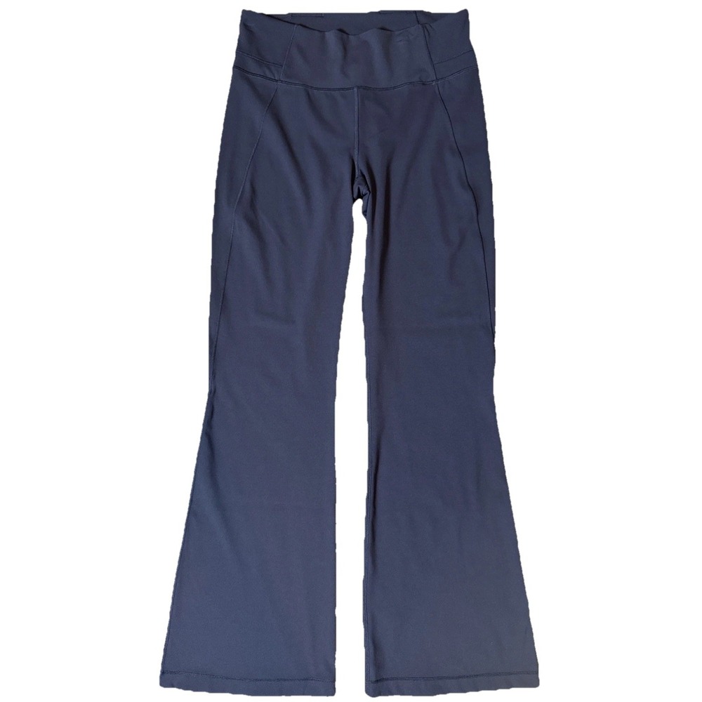 Lululemon Women's Size 12 Groove Pant Flare 32" Black Athleisure Yoga EUC